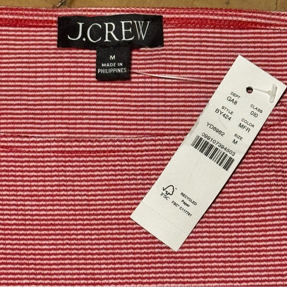 J. Crew Red Ruffle Sleeve Tank Top - Picture 4 of 6